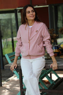 Cazadora Bomber Rosa Mujer
