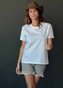 Camiseta Blanca Perlas Mujer