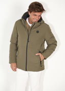 Trench matelassé Bleu Homme