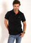 Polo Hombre Negro Classic