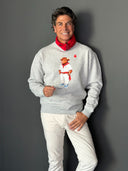 Sudadera Gris Torito San Fermin Hombre