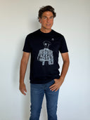 Camiseta Azul Torero Espaldas Hombre