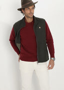 Chaleco Loden Verde Caza Hombre