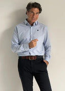 Camisa Azul Celeste Para Personalizar Hombre