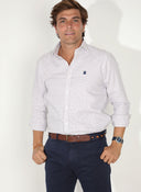 Camisa Cuadro Caza Azul/Marrón Hombre