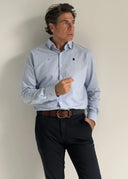 Camisa Azul Celeste Para Personalizar Hombre
