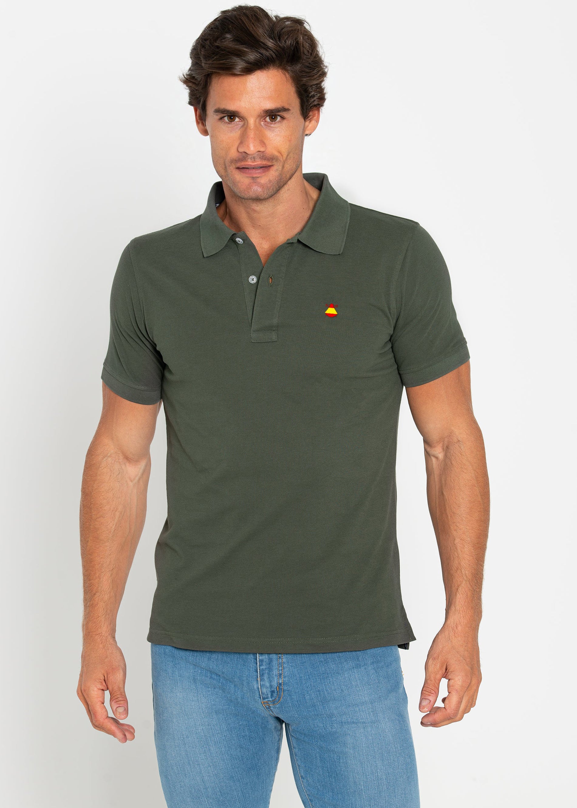 Polo Classic Verde Bosque Capote Espana Hombre El Capote