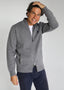 Chaqueta Gris Cremallera Hombre