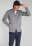 Chaqueta Gris Cremallera Hombre