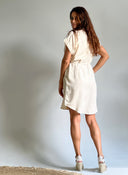 Vestido Crema Tencel Mujer