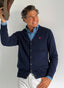 Chaqueta o Cardigan Botones Azul Marino Hombre