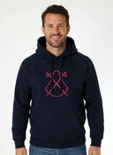 Men's Hooded Sweatshirt Navy Blue Cape