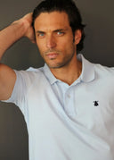 Men's Classic Forest Green Pink Cape Polo