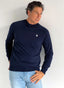 Jersey Azul Cuello Perkins Hombre