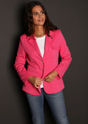 Americana Rosa Capote Mujer