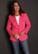 Americana Rosa Capote Mujer