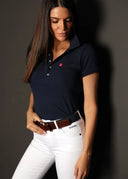 Polo Azul Marino Classic Mujer
