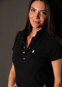 Polo Negro Classic Mujer