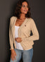 Cardigan Beige Mujer