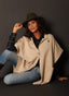 Capa o Poncho Camel Mujer