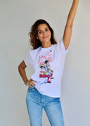 Camiseta Blanca Morante Smoking Mujer