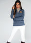 Polo Mujer Rugby Tinte Azul Grisaceo