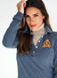 Polo Mujer Rugby Tinte Azul Grisaceo