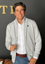 Chaqueta Fina Gris Cremallera Hombre