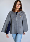 Capa Gris Espiga Mujer