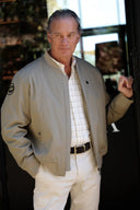 Cazadora Bomber Aviación Kaki Hombre