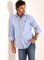 Chemise Oxford Homme Bleue Avec Ruban Spain