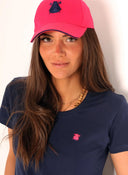 Camiseta Azul Básica Mujer