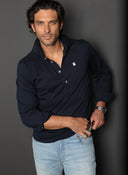 Polera Hombre Azul Marino