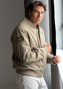 Cazadora Bomber Aviación Kaki Hombre