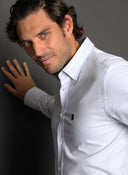 Camisa Hombre Rayas Cuello Botón