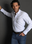 Camisa Hombre Rayas Cuello Botón