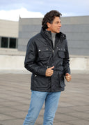 Waxed Jacket Man