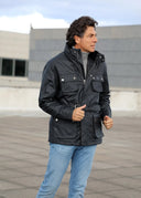 Waxed Jacket Man