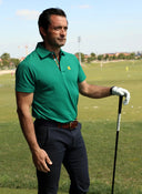 Polo Verde España Tejido Técnico Hombre