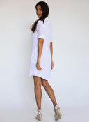 Vestido Lino Blanco Mujer