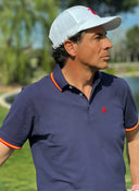 Polo Azul Marino España Clásico Hombre