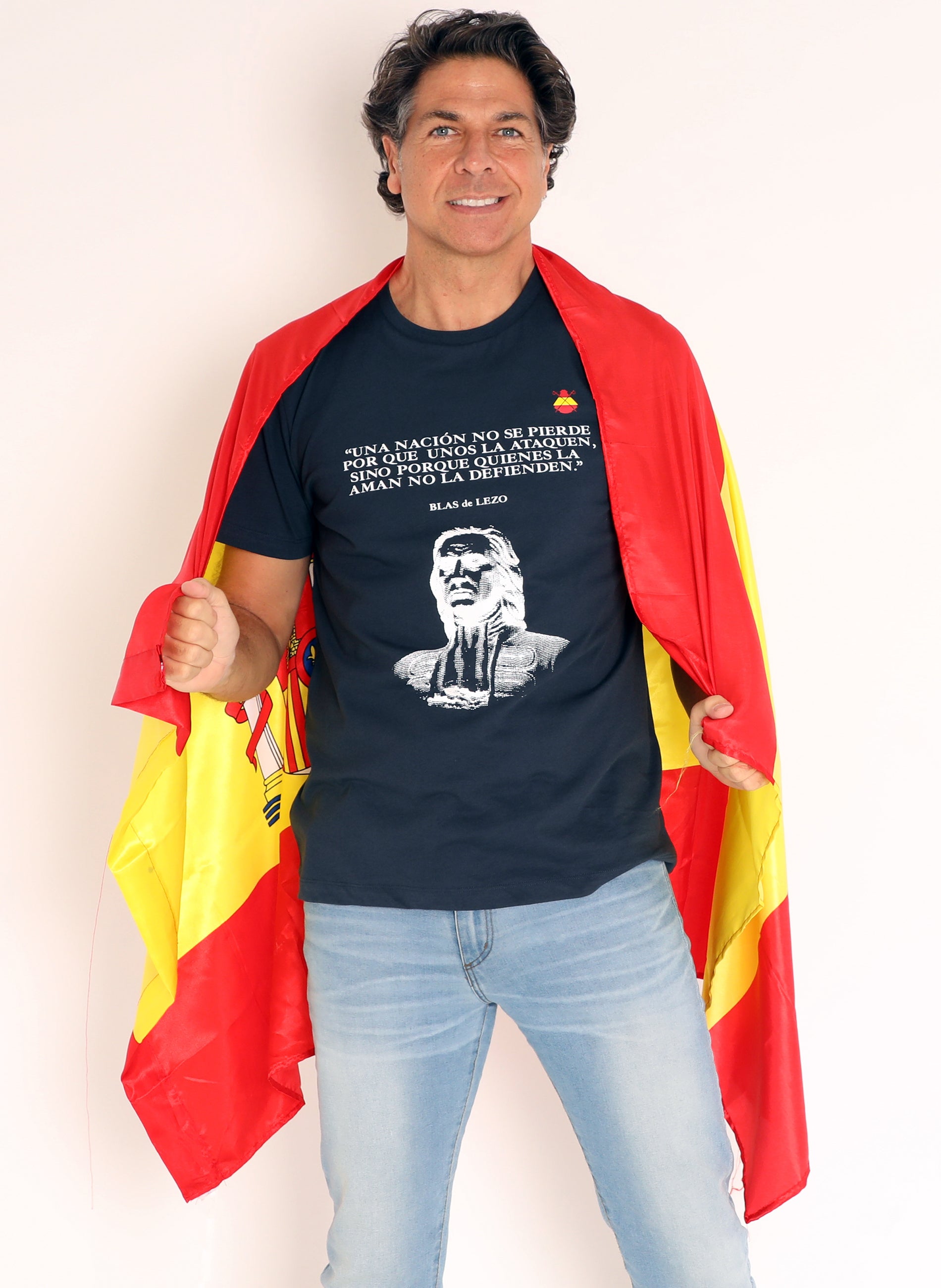 Blas de Lezo T-shirt Blauw Spanje