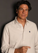 Camisa Camel Nido de Abeja Hombre