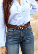 Cinturón Herradura Calada Mujer