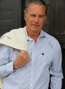 Camisa Estampada Florecitas Hombre