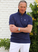 Polo Marino Reverso Cuello Rayas