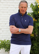 Polo Marino Reverso Cuello Rayas Hombre