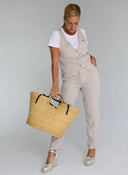 Chaleco Tierra 100% Lino Mujer