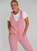 Chaleco Terracota 100% Lino Mujer