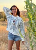 Sudadera Rayas Torito Mujer